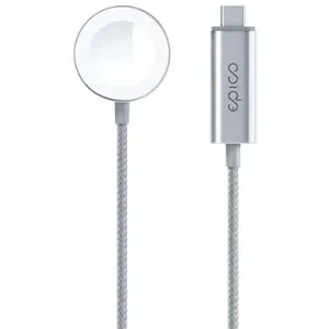 Epico Apple Watch USB-C Schnell-Ladekabel - Silber