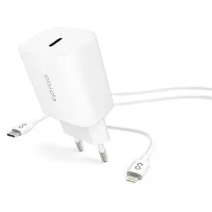Epico 20W Netz-Ladegerät + USB-C/Lightning Kabel, Länge 1,2 m, MFi Zertifizierung