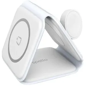 Spello by Epico - Faltbares kabelloses 3in1 Ladegerät für iPhone, Apple Watch und AirPods