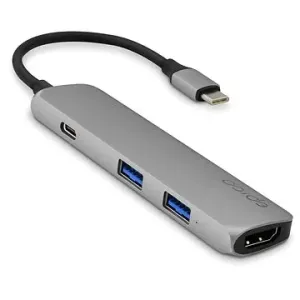 Epico USB Type-C Hub Multi-Port 4k HDMI - Space Grey/black