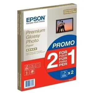 Epson Premium Glossy Photo A4 15 Blatt + zweite Packung Papiere gratis