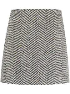 ERMANNO SCERVINO - Printed Wool Mini Skirt