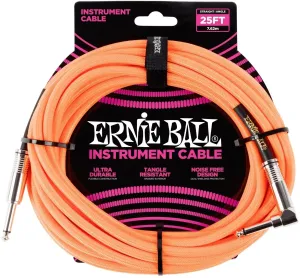 Ernie Ball P06067 Orange 7,5 m Gerade Klinke - Winkelklinke