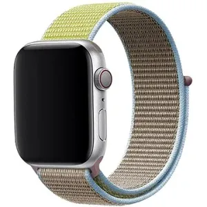 Eternico Airy für Apple Watch 38mm / 40mm / 41mm Biscuit Gold and Blue edge