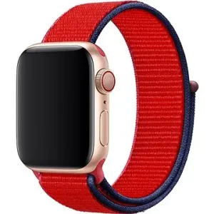 Eternico Airy für Apple Watch 42mm / 44mm / 45mm Chilly Red and Blue edge