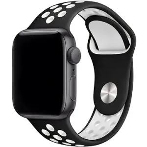 Eternico Sporty für Apple Watch 38mm / 40mm / 41mm Pure White and Black