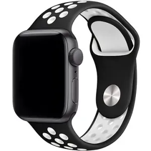 Eternico Sporty für Apple Watch 42mm / 44mm / 45mm Pure White and Black