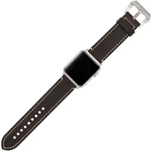 Eternico Leather Band 2 für Apple Watch 38 mm / 40 mm / 41 mm - dunkelbraun