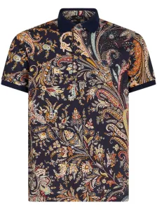 ETRO - Printed Cotton Polo Shirt #1564259