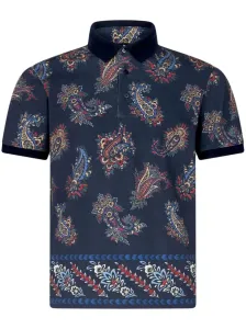 ETRO - Printed Cotton Polo Shirt #1564315