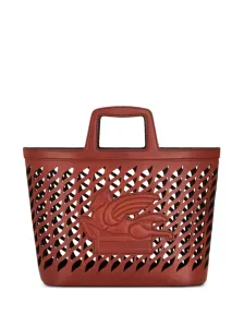 ETRO - Perforated Leather Shopping Bag