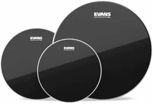 Evans ETP-CHR-R Black Chrome Rock Fellsatz für Schlagzeug
