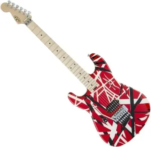 EVH Striped Series MN Red Black and White Stripes #59550