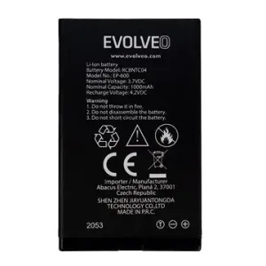 EVOLVEO EasyPhone XG, Original-Akku, 1000 mAh