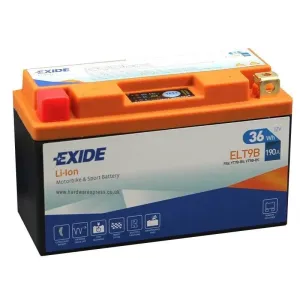 EXIDE ELT9B Batterie De Moto Lithium-Ion Größe