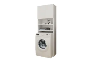 Expedo Badezimmerschrank für Waschmaschine VEXI, 64x183, weiß #1590254