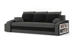 Expedo Sofa mit Schlaffunktion LINT 3, 245x75x90, haiti 14/haiti 17, rechts