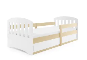 Expedo Kinderbett CLASA, 80x160, Weiß/Kiefer