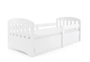 Expedo Kinderbett CLASA + Matratze, 80x160, Weiß
