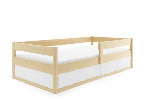 Expedo Kinderbett POGO + Matratze, 80x160, Kiefer/Weiß