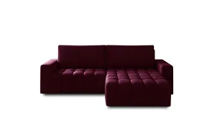 Expedo Ausziehbares Sofa-GarniturBONEL, 250x92x175, Matt Velvet 68, rechts