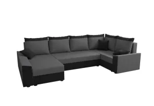 Expedo Ausziehbares Sofa PAULIN in U-Form, 307x90x161, sawana 05/sawana 14, rechts