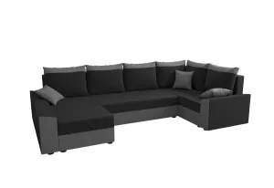 Expedo Ausziehbares Sofa PAULIN in U-Form, 307x90x161, sawana 14/sawana 05, rechts