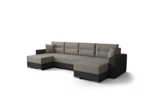 Expedo Sofa mit Schlaffunktion in U-Form GARD, 340x90x159, sawana 21/sawana 05