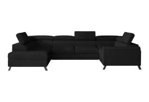 Expedo Ausziehbares Sofa ESMADA in U-Form, 336x92x200, sawana 14, links