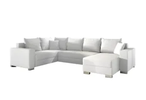 Expedo Ausziehbares Sofa POOLO, U-Form, 312x92x210, soft 17, recht