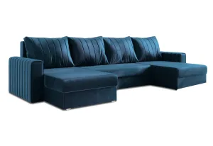 Expedo Sofa in U-Form JINA, 304x85x150, kronos 09