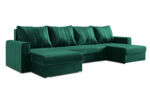 Expedo Sofa in U-Form JINA, 304x85x150, kronos 19