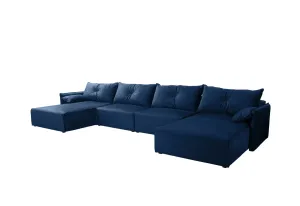 Expedo Sofa in U-Form MENOM, 420x85x179, royal 22