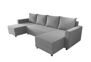 Expedo Sofa mit Schlaffunktion in U-Form COOPER, 298x144, itaka 50