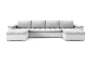 Expedo Sofa mit Schlaffunktion in U-Form MARLENE, 320x75x155, lawa 09/soft 17