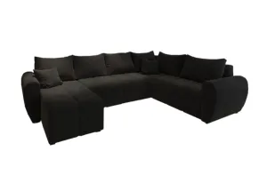 Expedo Sofa mit Schlaffunktion in U-Form MOLISA 2, 303x82x208, Cosmic 100, Rechts