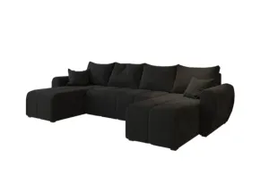 Expedo Sofa mit Schlaffunktion in U-Form MOLISA, 311x82x145, Cosmic 100