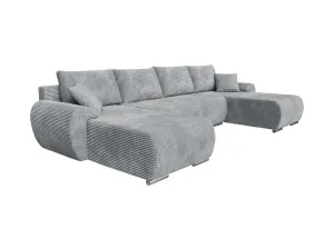 Expedo Sofa mit Schlaffunktion in U-Form NUBIA, 365x85x183, Manchester