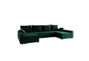 Expedo Sofa mit Schlaffunktion in U-Form VIVIANA, 311x90x140, itaka 10 #1585609