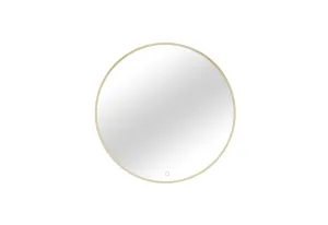 Expedo Spiegel mit Beleuchtung BINIE A, 60x60, gold #1587773