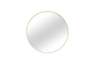 Expedo Spiegel mit Beleuchtung BINIE A, 80x80, gold #1587775
