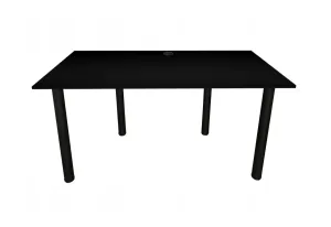 Expedo Gaming Tisch CODE BIG, 160x73-76x80, schwarz/schwarze Beine + USB HUB #1583218