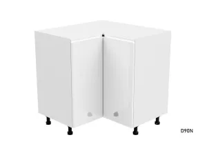 Expedo Eck-Unterküchenschrank YARD D90N, 80x82x80, weiß/weiß Glanz, rechts