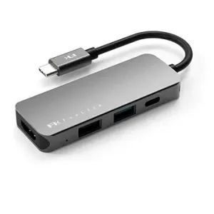 Feeltek Portable 4in1 USB-C Hub - Silber