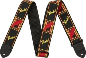 Fender 2'' Monogrammed Strap Black/Yellow/Red #40554