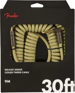 Fender Deluxe Coil Gelb 9 m Gerade Klinke - Winkelklinke