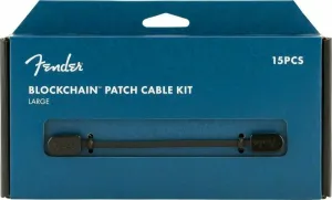Fender Blockchain Patch Cable Kit LRG Schwarz Winkelklinke - Winkelklinke