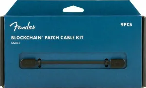 Fender Blockchain Patch Cable Kit SM Schwarz Winkelklinke - Winkelklinke