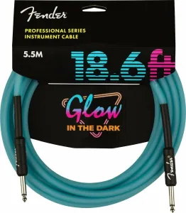 Fender Professional Glow in the Dark Blau 5,5 m Gerade Klinke - Gerade Klinke
