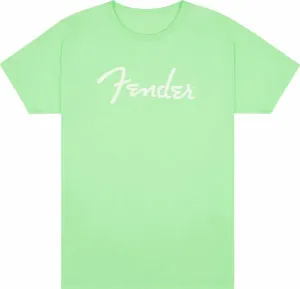 Fender T-Shirt Spaghetti Logo L Surf Green